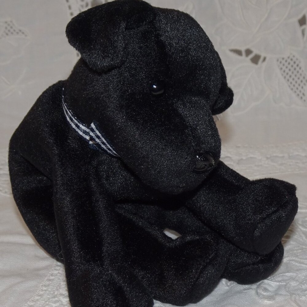TY Beanie Babies – Luke the Black Lab (4th Generation) – Mismatched Dates – MNWT